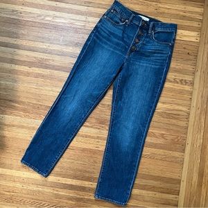 Madewell The Perfect Vintage Crop jean size 26